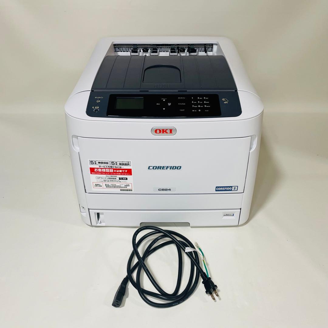 美品、動作確認済み】OKI C824 レーザープリンター - メルカリ