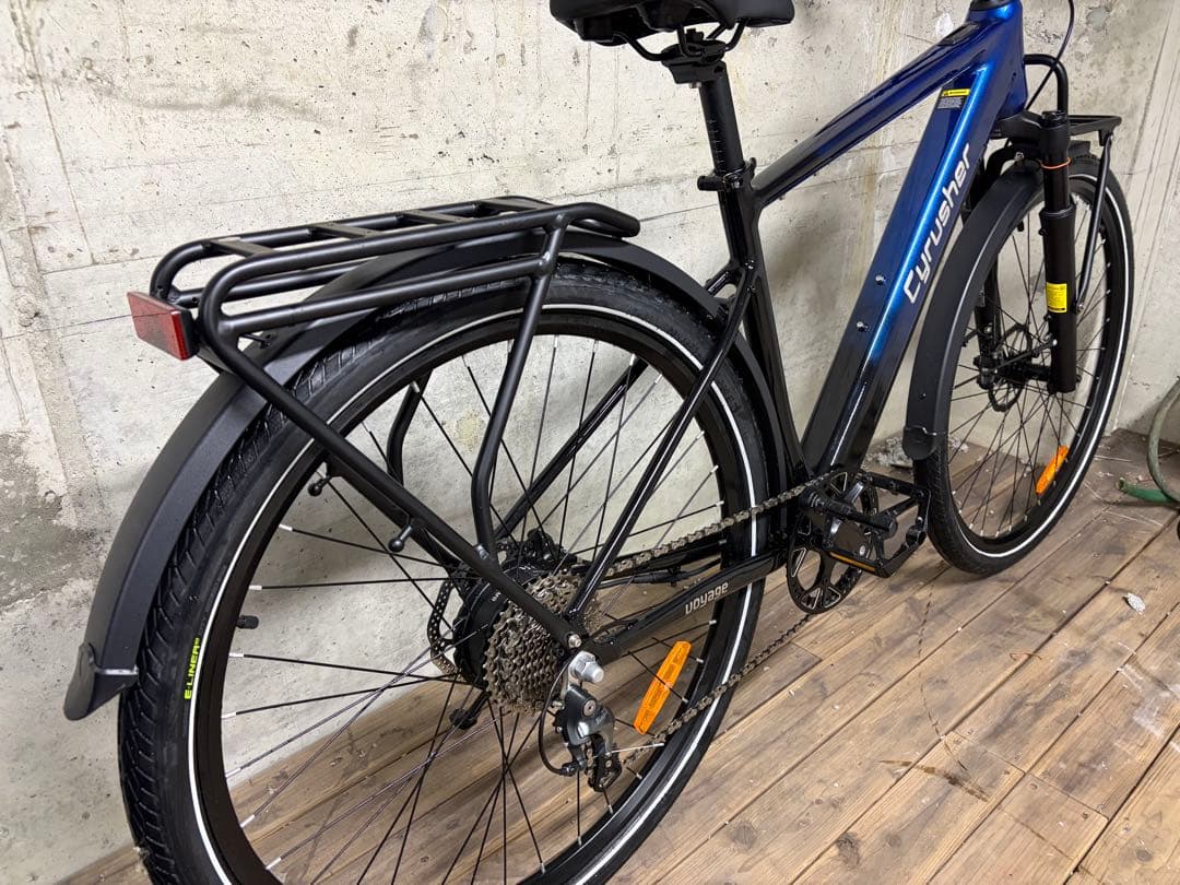 ほぼ新品】Cyrusher Voyage電動アシスト自転車 パニアバッグ付き