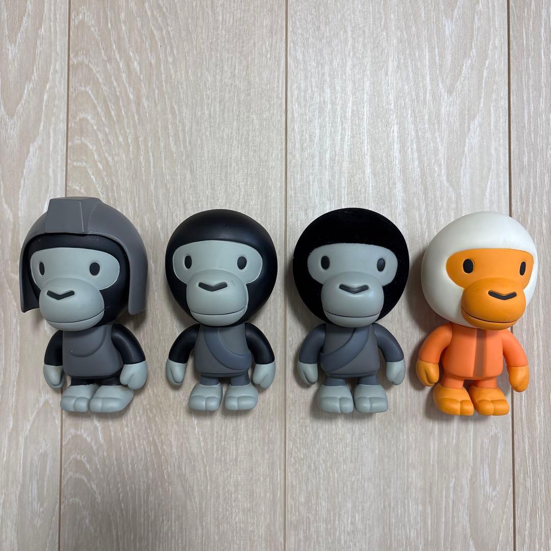 希少 APE エイプ フィギュア 人形 4体セット 猿の惑星 - メルカリ