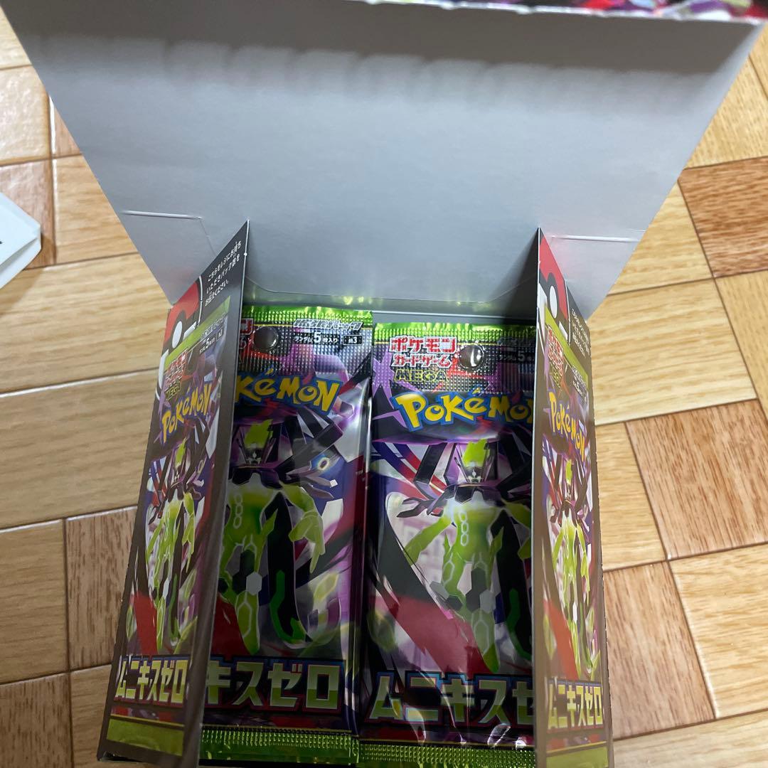 ポケモンカード ムニキスゼロ box シュリンクペリペリなし 封入率一致