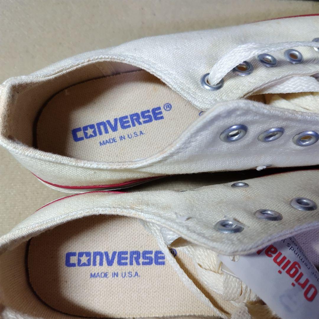 コンバース オールスター LOW USA製 デッドストック US8 26.5cm