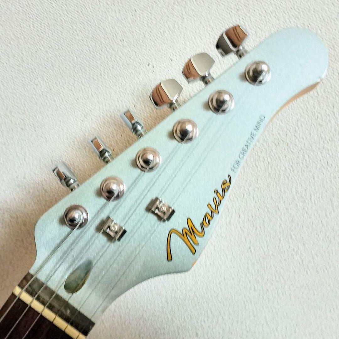 Mavis ストラトキャスタータイプ エレキギター メタリックシルバー