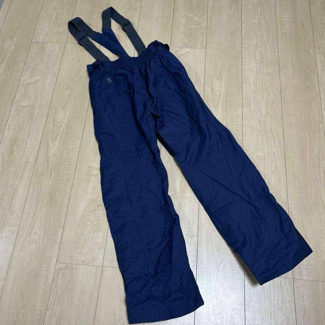 美品 デサント ヒートナビ スノーパンツ M つなぎ 紺色 スノーボード