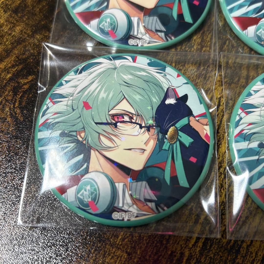 カラマリ 笹塚尊 オトパ クッキー キラキラ缶バッジ 4点