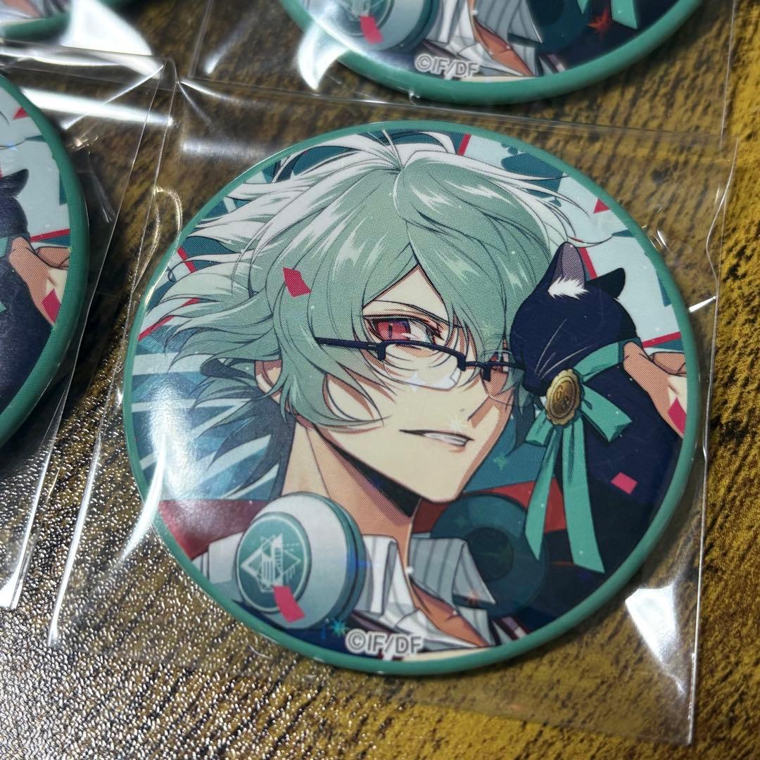 カラマリ 笹塚尊 オトパ クッキー キラキラ缶バッジ 4点