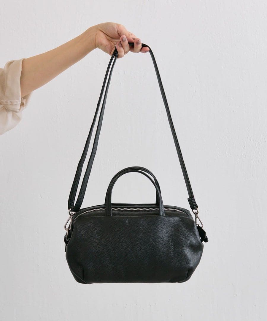 新品 イアパピヨネ ショルダー付きハニカムボストンバッグ《2way/本革