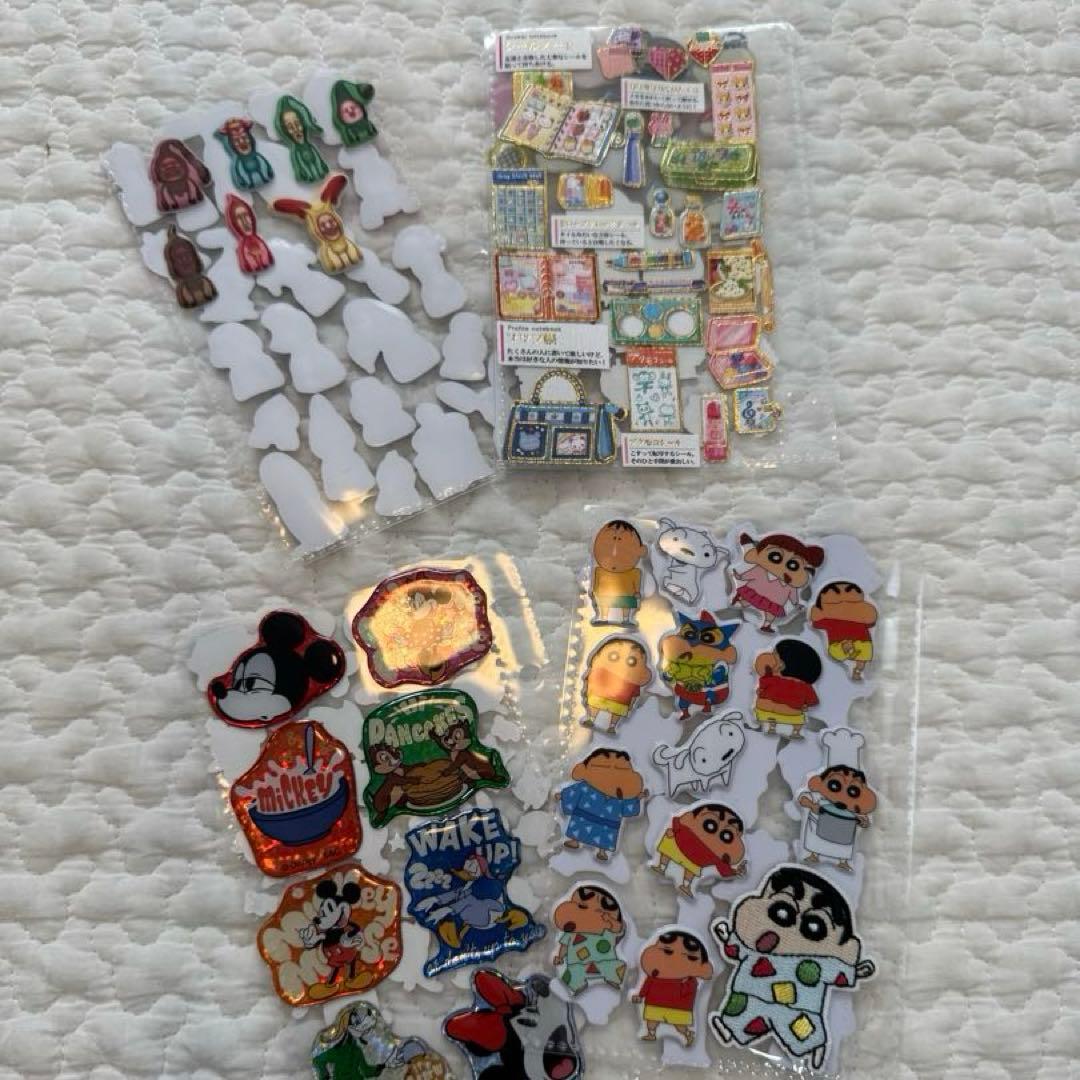 キャラクターシール ボンボンドロップシール シール手帳 まとめ売り 約50点