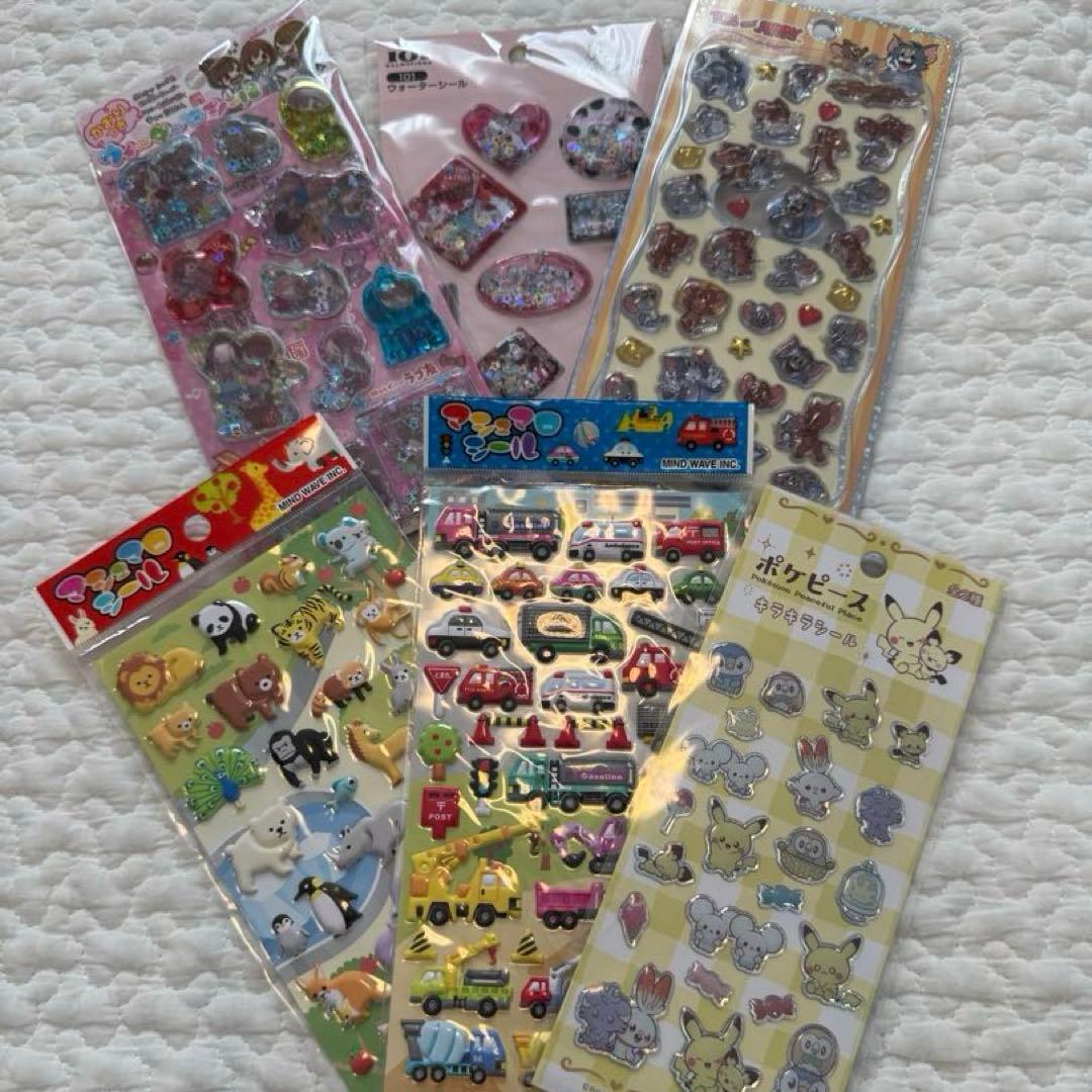 キャラクターシール ボンボンドロップシール シール手帳 まとめ売り 約50点