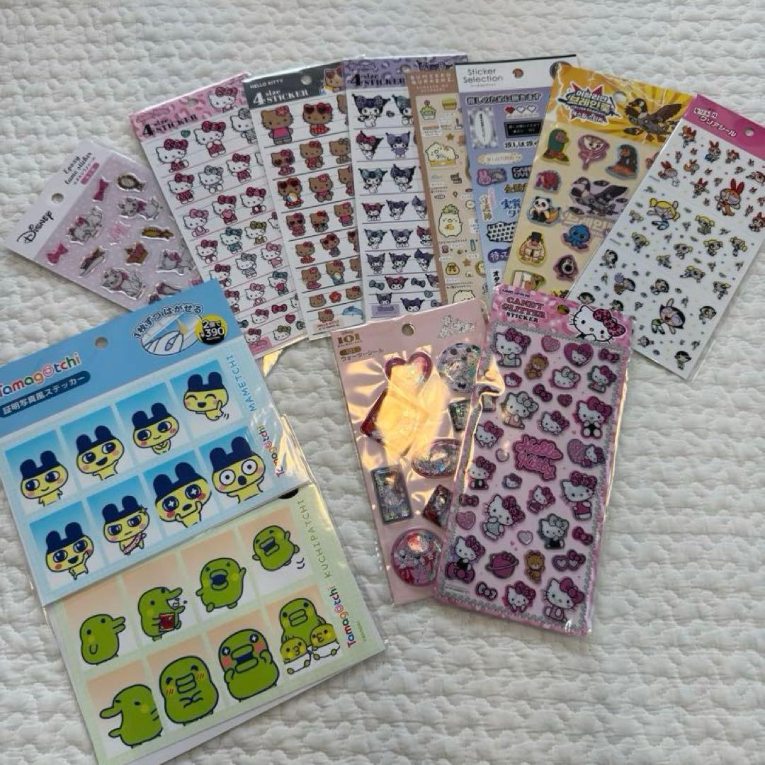 キャラクターシール ボンボンドロップシール シール手帳 まとめ売り 約50点