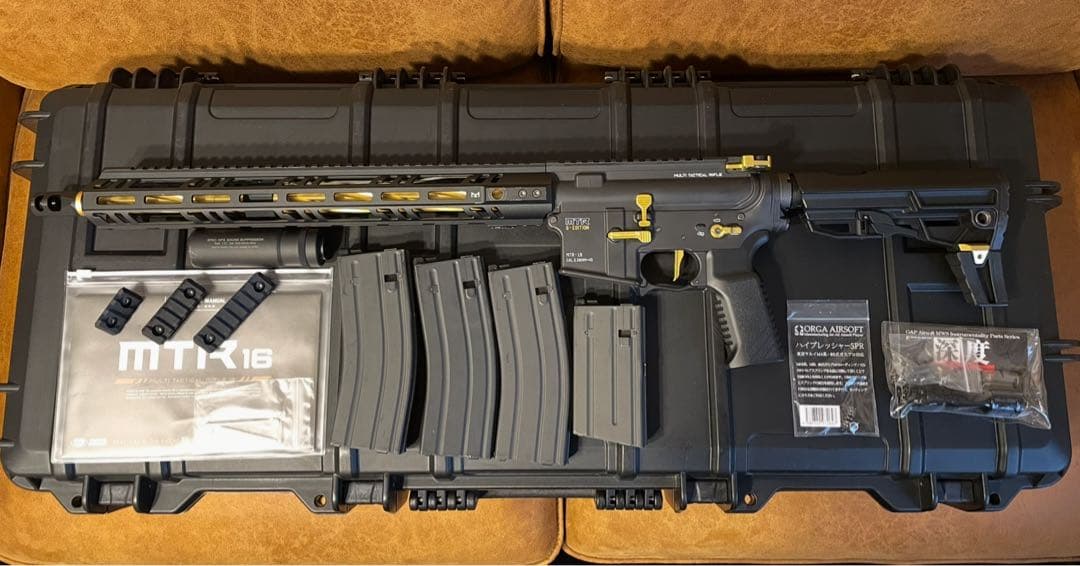 【最終値下げ】東京マルイ MTR16 Gエディション GBB ハードケース付き TOKYO MARUI（東京マルイ） MTR16 Gエディション ゴールドマッチ ガス