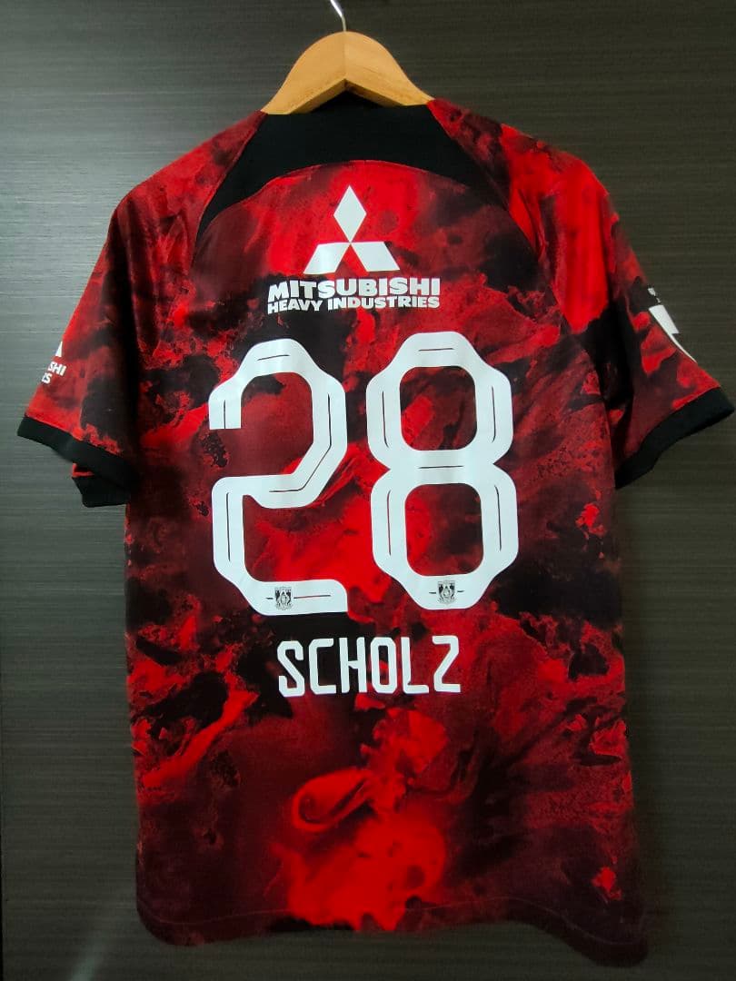 美品:ショルツ 浦和レッズ レプリカユニフォーム Lサイズ NIKE 浦和レッズ 2024 ユニフォーム ホーム 半袖 レプリカ FN6637 611