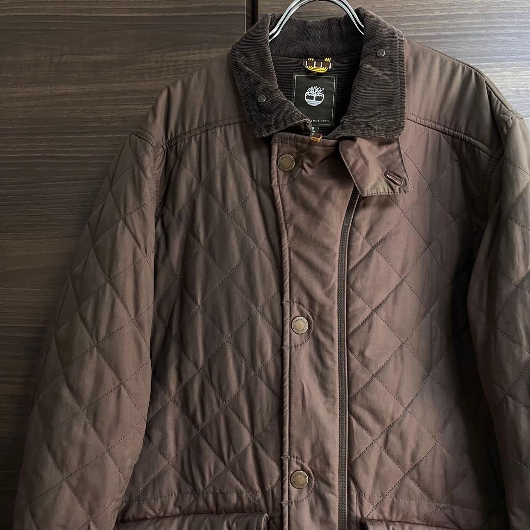 ティンバーランド アースキーパーズ キルティングジャケット ブラウン