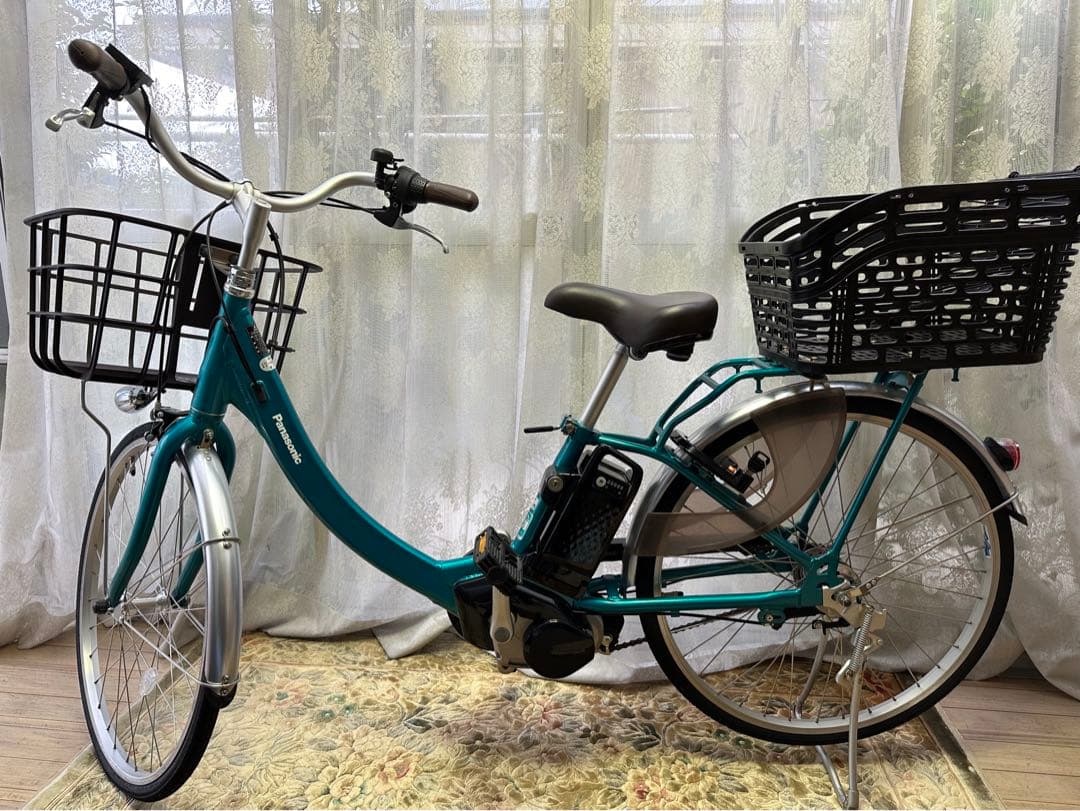 Panasonic 電動自転車 本体 24インチ 完成車 送料込 美品 Panasonic パナソニック 電動自転車 ビビ・L 24インチ 26インチ 2025年