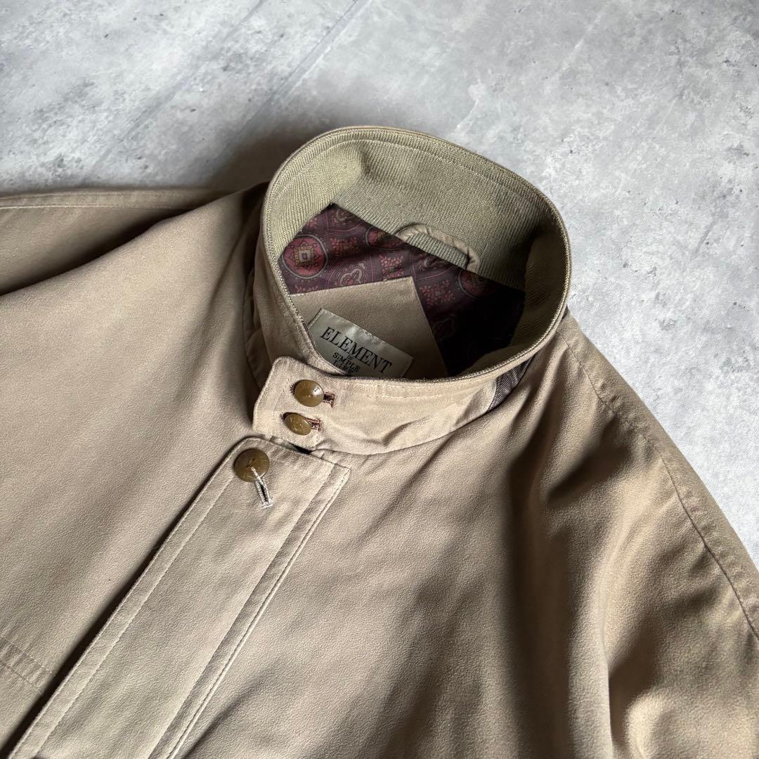 80s vintage】スイングトップ 裏地ペイズリー セパポケ 短丈 古着