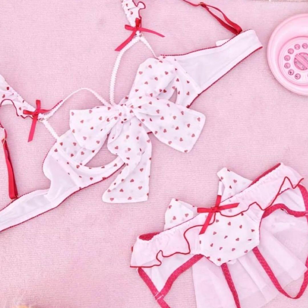 ほどけるブラ♡】 LOVE2nd ラブラン ブラ&ショーツセット G65