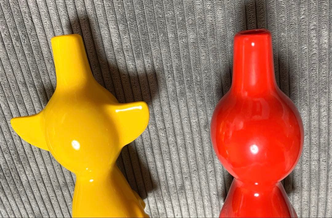 Nintendoショップ 限定 ピクミン 花瓶 赤ピクミン 黄ピクミン 任天堂