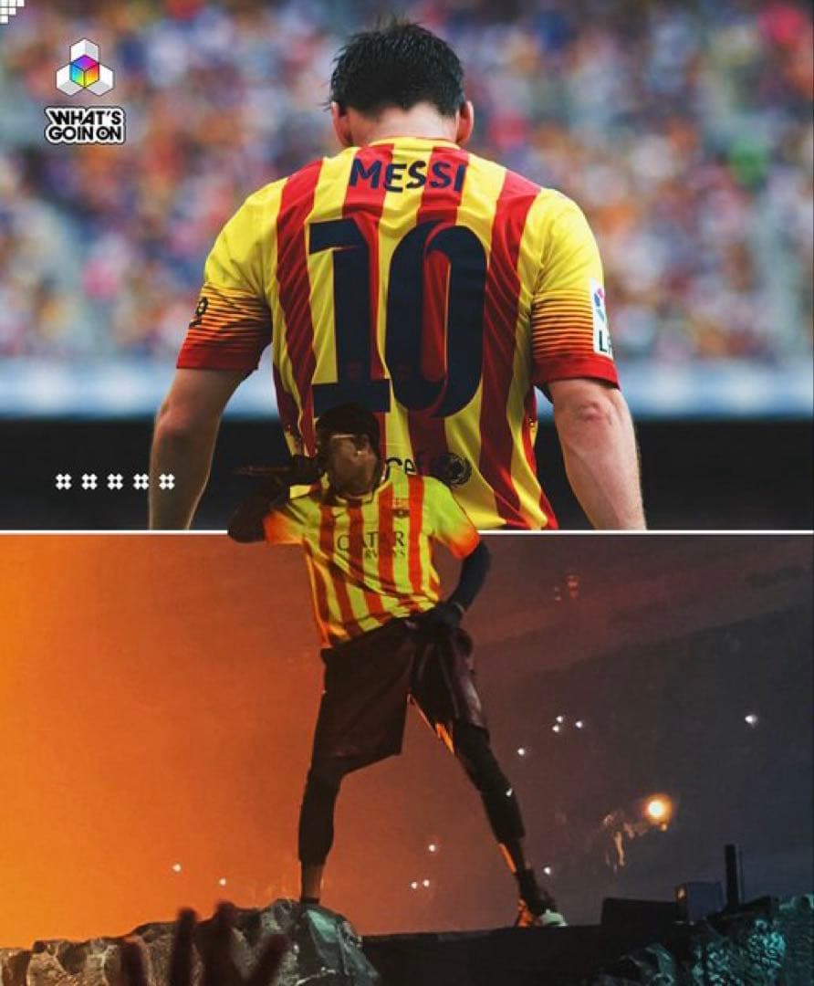 トラヴィス・スコット着用】FCバルセロナ 13／14（A）カタルーニャ