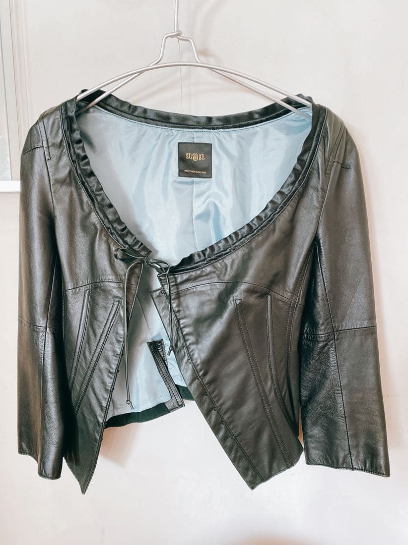 羊皮　変形レザージャケット　試着のみ Liugoo Leathers 【20周年記念20%OFFクーポン】レザージャケット 本革