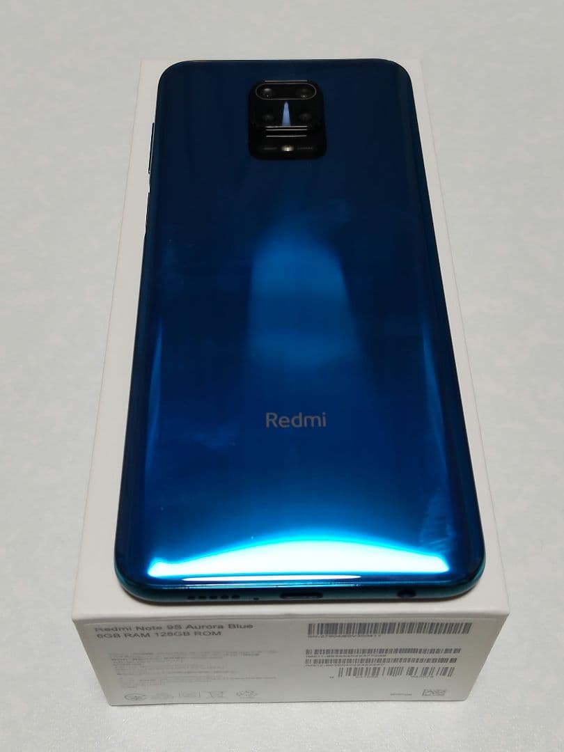 美品】Redmi Note 9S オーロラブルー 6GBRAM 128GB - メルカリ