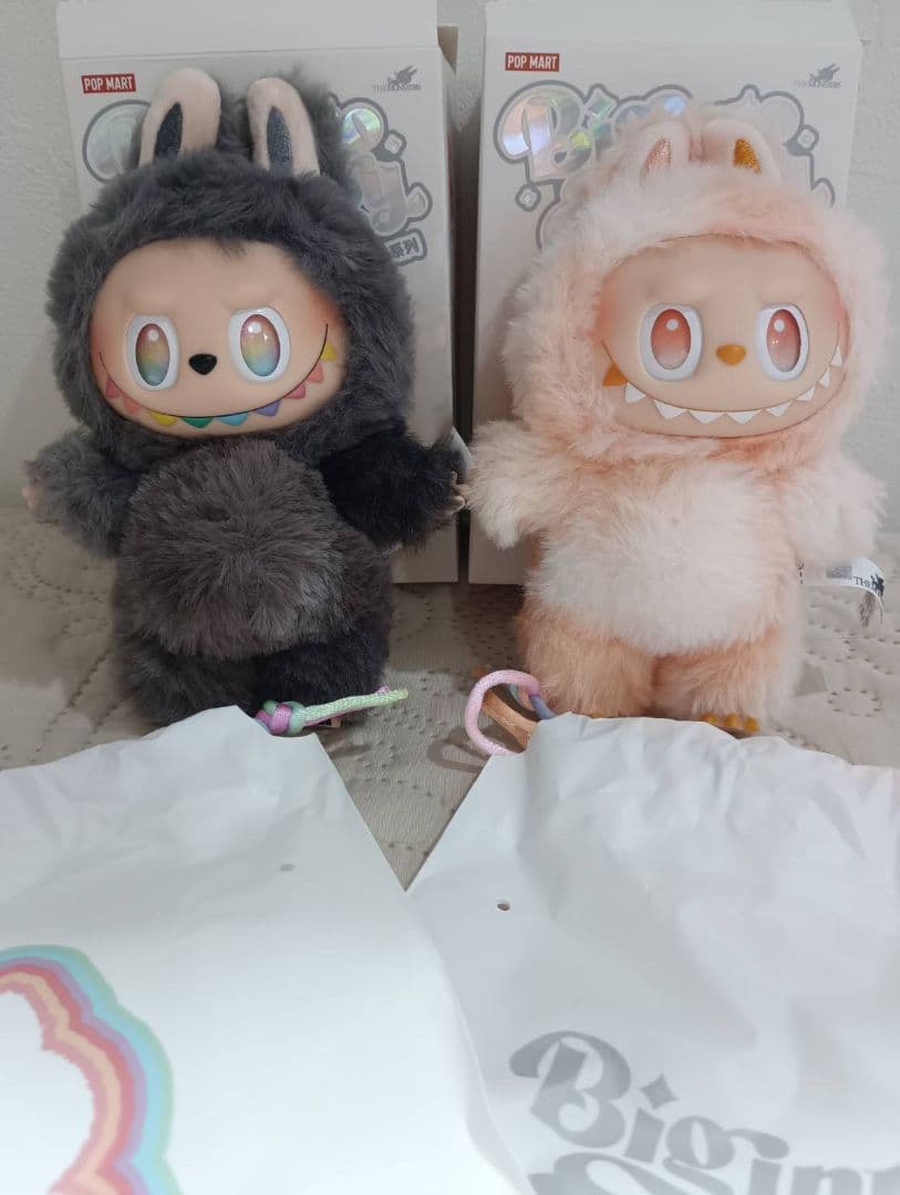 POPMART　正規品ラブブ　2体セット　(うち1体シークレット) POP MART（ポップマート） 【正規品・2個セット】LABUBU ラブブ POP