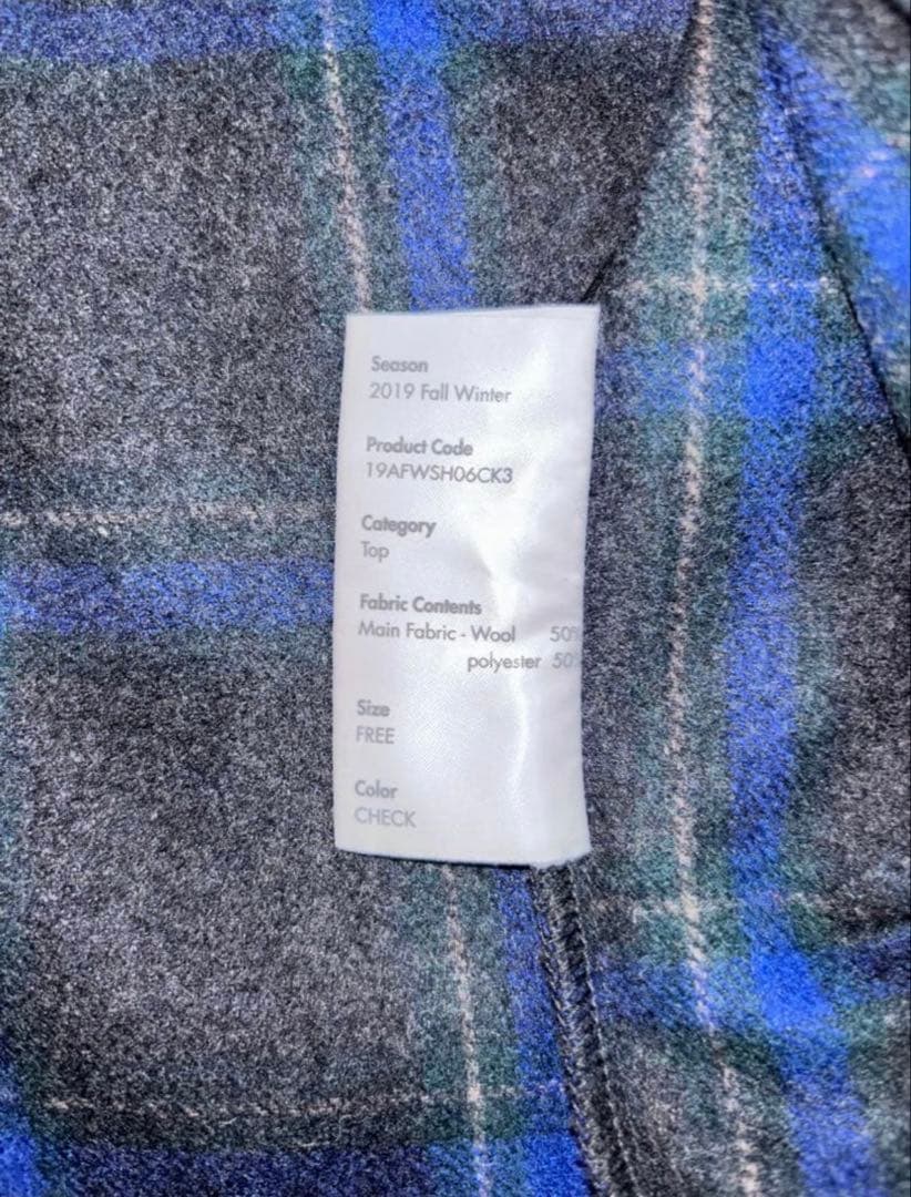 F*読様 希少！！即完売商品です 〈ADER error〉CHECK ST SH