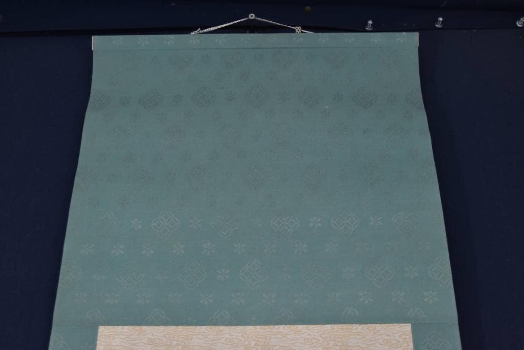 西松/雛画賛/おひな図/ヒナ画賛/掛軸/名家伝来/AA-37