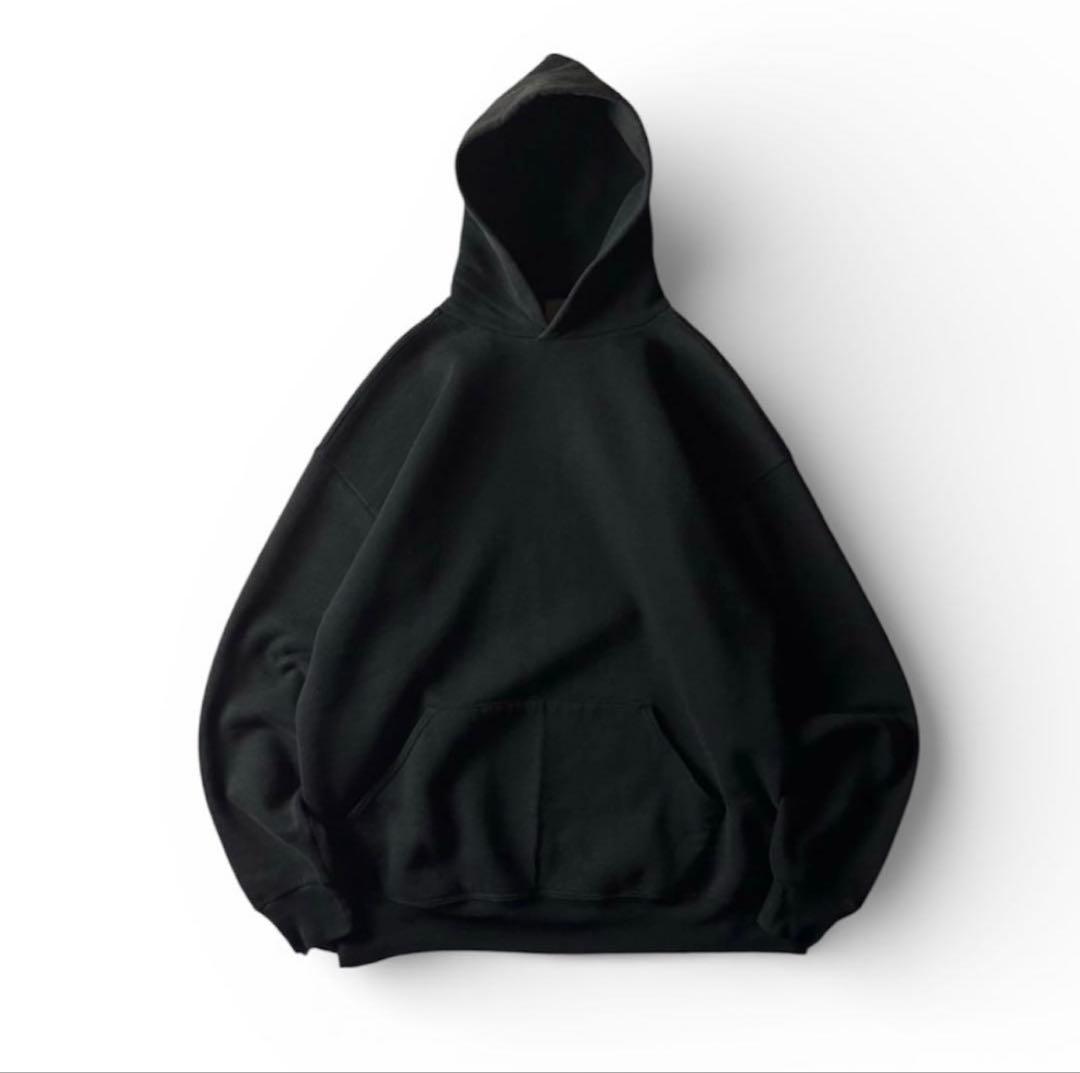 90s usa製 ラッセル Russell 黒無地パーカー ブラック - メルカリ