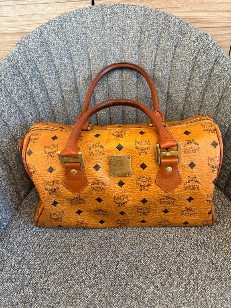 人気】MCM エムシーエム ミニボストンバッグ ハンドバッグ ヴィセトス