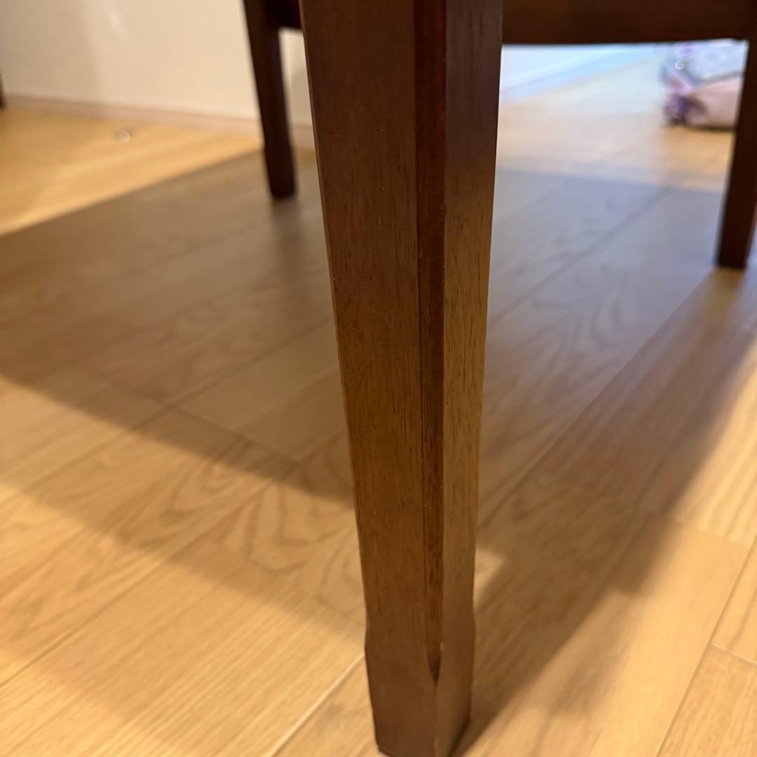 マルニ木工 地中海 ダイニングテーブル 片バタ式 No.1195 拡張式 作業