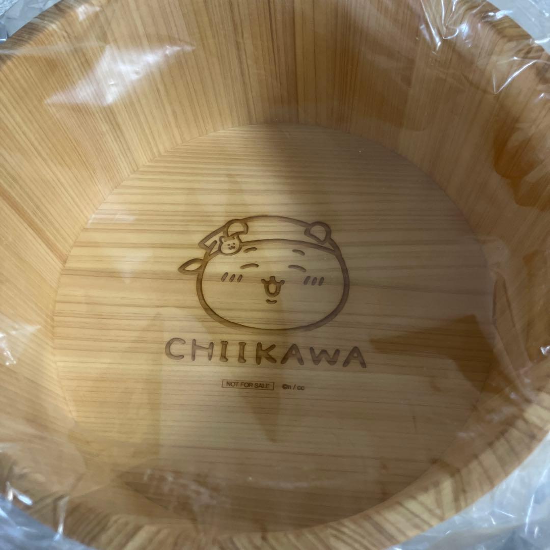 ルックプラス　ちいかわオリジナル風呂おけ&バスタオル　セット