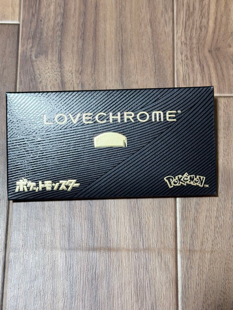 LOVECHROME コーム K24GP ポケモン(パパ抜きを1個プレゼント) ラブクロム ポケモン モデル K24GPツキ ゴールド <ピカチュウ>