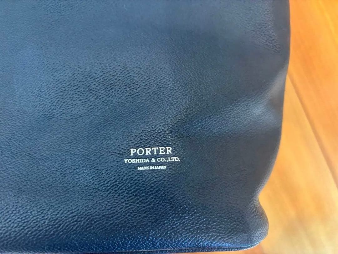 PORTER◆トートバッグ/-/NVY/無地/321-02805