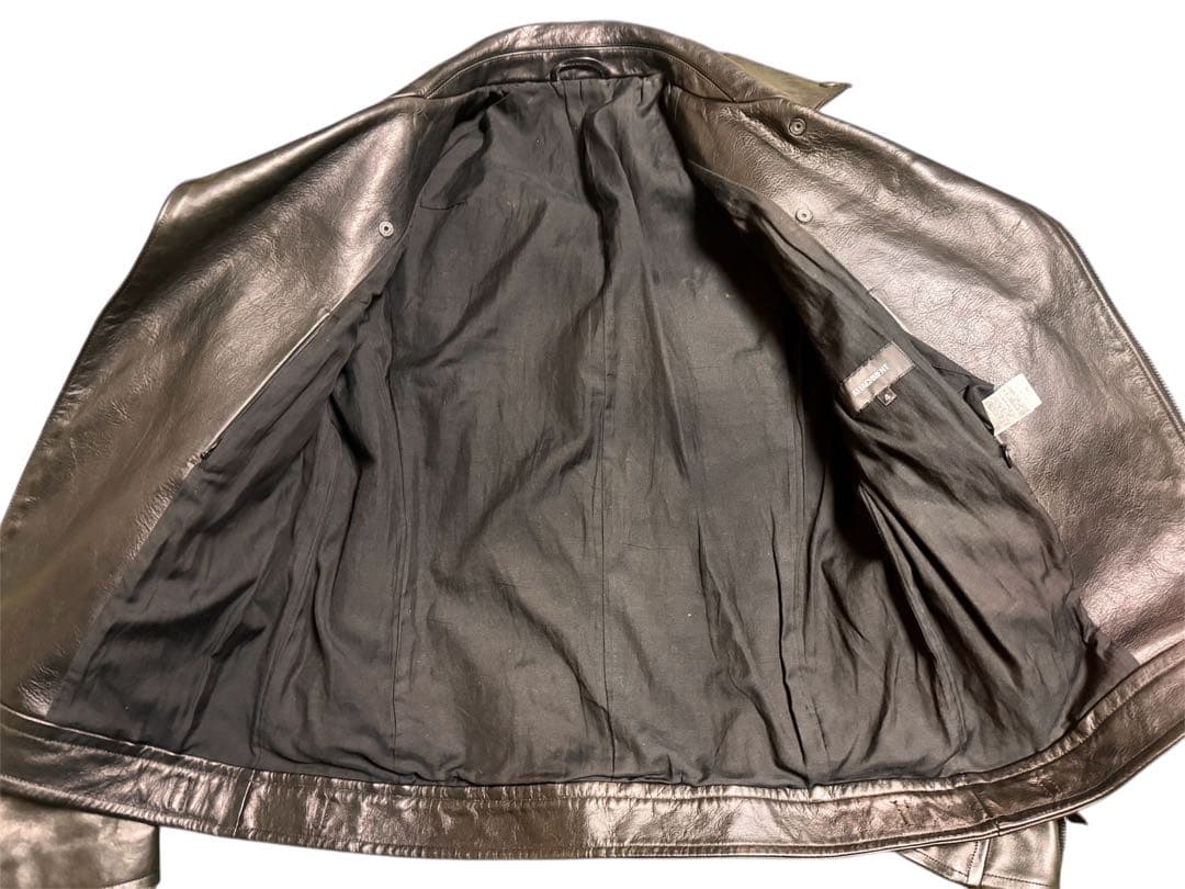 希少サイズ4 attachment レザーライダース アタッチメント 馬革