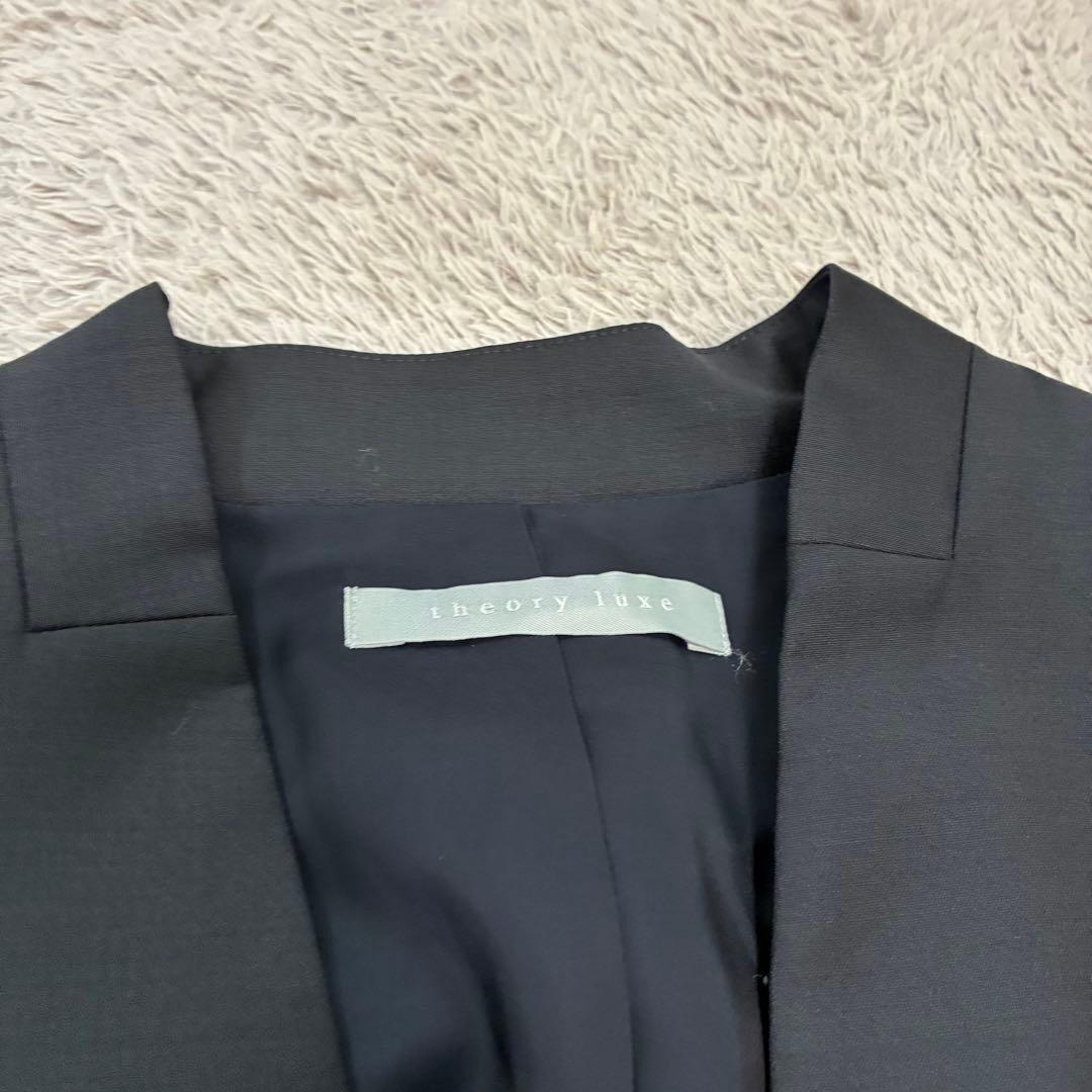 マニャ様お取引中executive パンツスーツ ノーカラー 黒 S セット