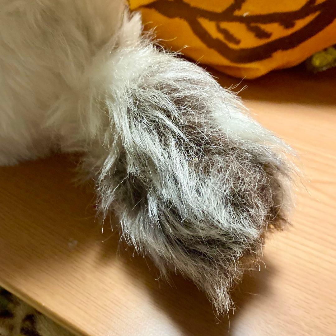 昭和レトロ　ぬいぐるみ　アライグマ　ファンシー