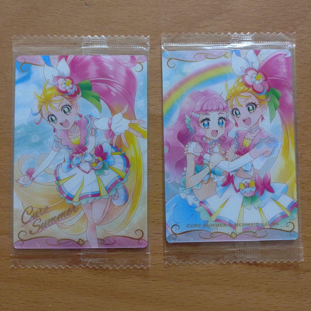キュアサマー・キュアサマー＆ローラ プリキュアカードウエハース 2枚