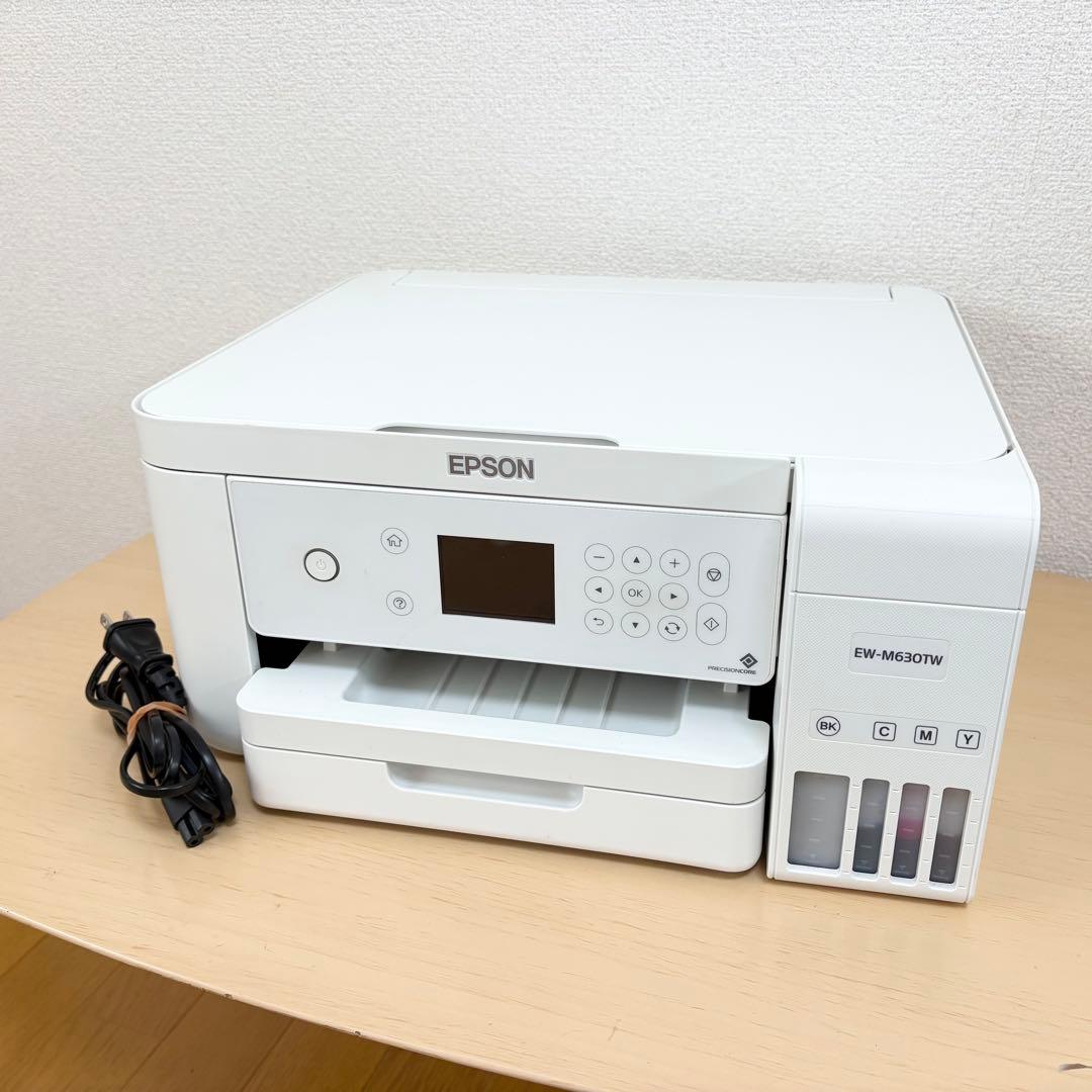 【動作品・総印刷2137枚】エプソン　エコタンク EW-M630TW EPSON EPSON EW-M630TW [ホワイト] 価格比較 - 価格.com