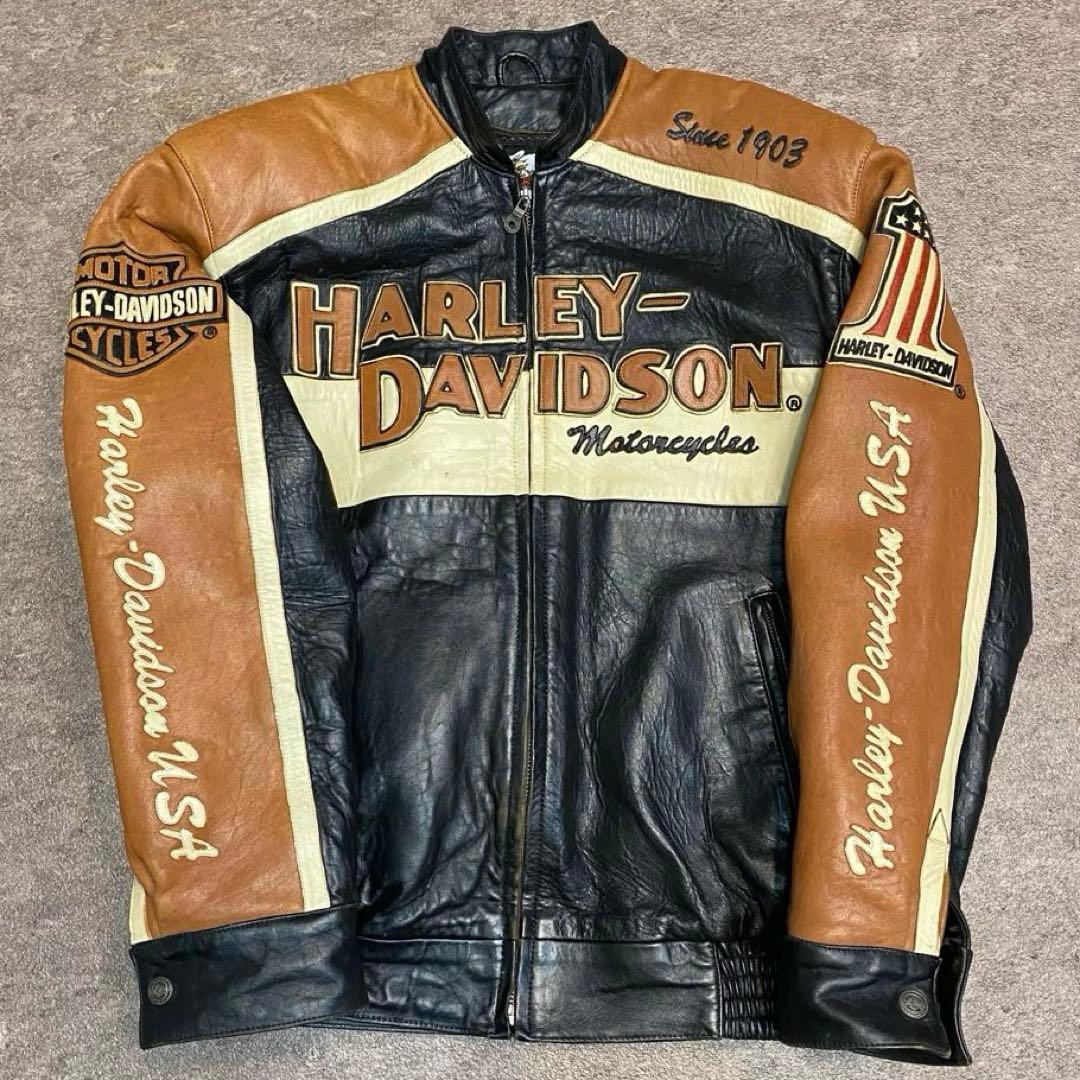 ハーレーダビッドソン 100周年期 Since1903 本革 レザージャケット