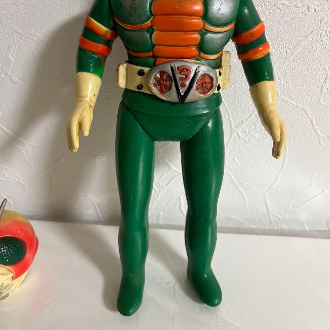 ⚠️当時物・レア 仮面ライダーV3 スタンダードサイズ 旧バンダイ 面