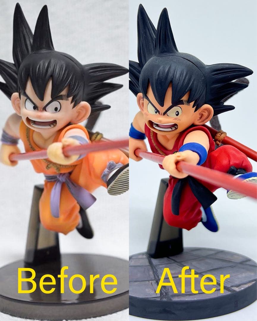 ドラゴンボール 孫悟空 少年期 フルリペイント フィギュア リペイント 一品物