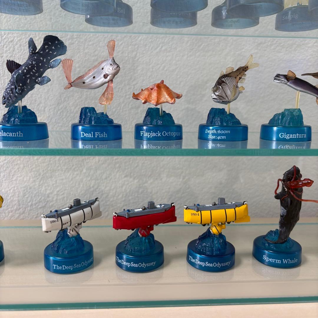 The Deep Sea Odyssey 海洋堂 深海生物 ボトルキャップ 希少