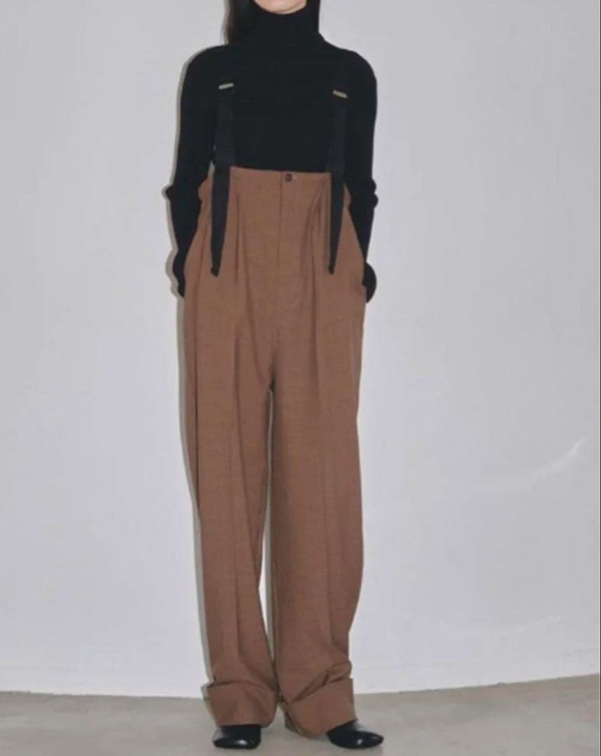 todayful サスペンダーハイウエストパンツ　36 TODAYFUL（トゥデイフル）の「TODAYFUL(トゥデイフル) 