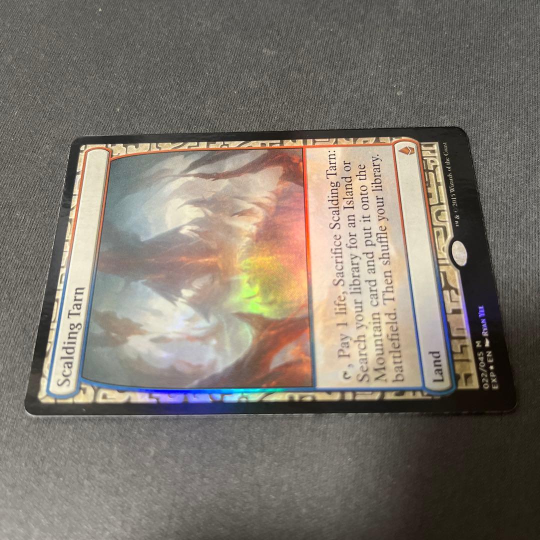 ②MTG foil 《沸騰する小湖/Scalding Tarn》[EXP]