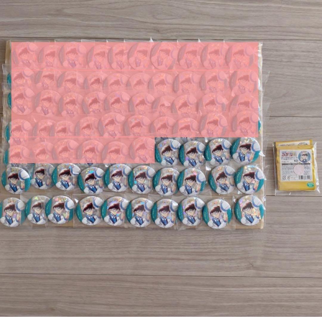 名探偵コナン コナン展 30周年 怪盗キッド 缶バッジ24点