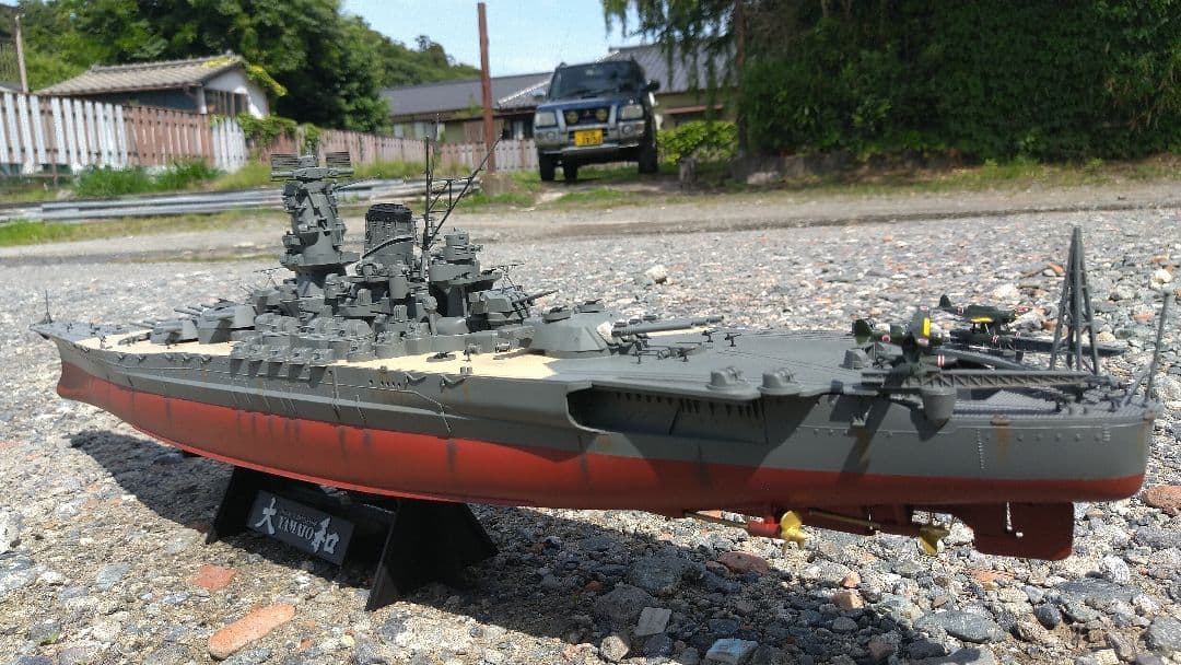 タミヤ旧大和1/350完成品 プラモデル
