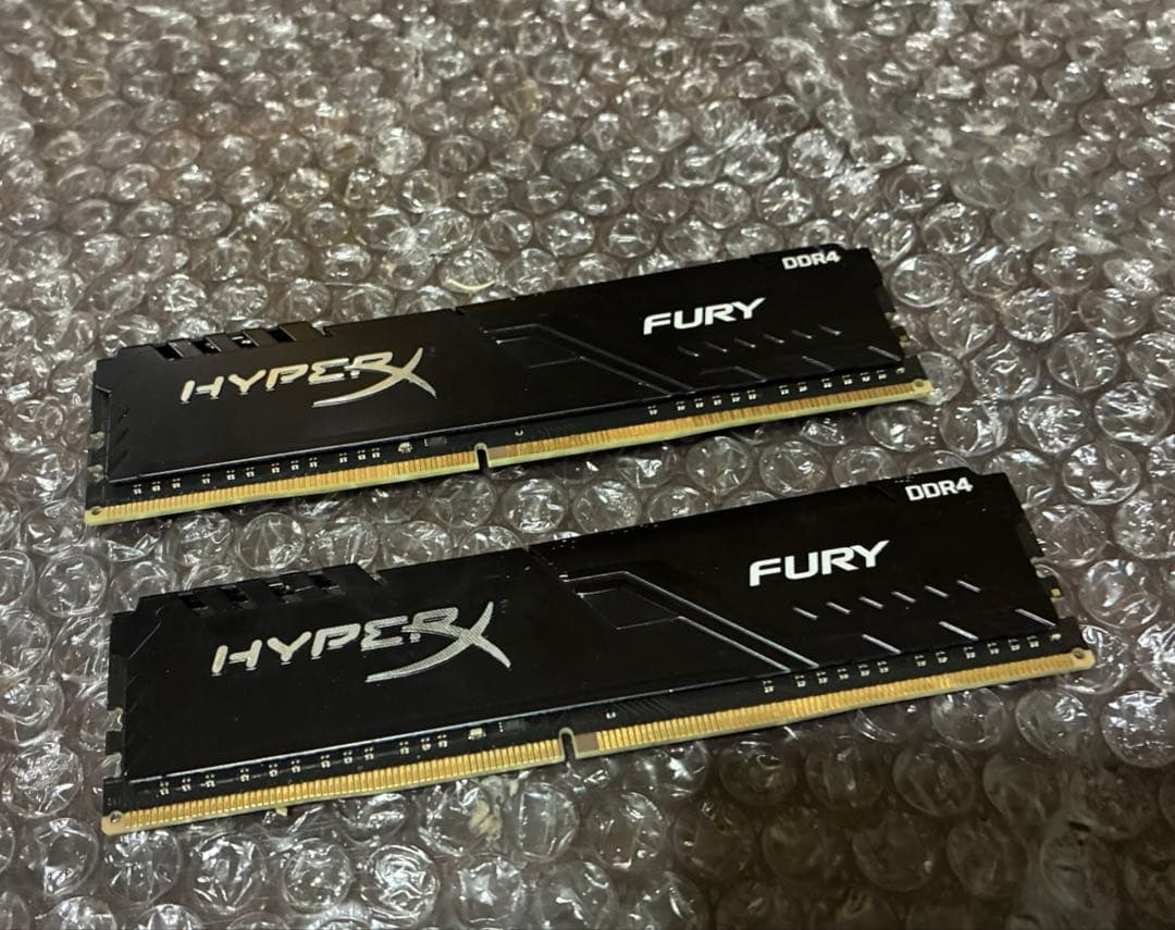 美品 16GB(8GBx2) HyperX FURY DDR4-3200 確認済 Amazon | キングストン Kingston デスクトップPC用メモリ DDR4 3200MHz