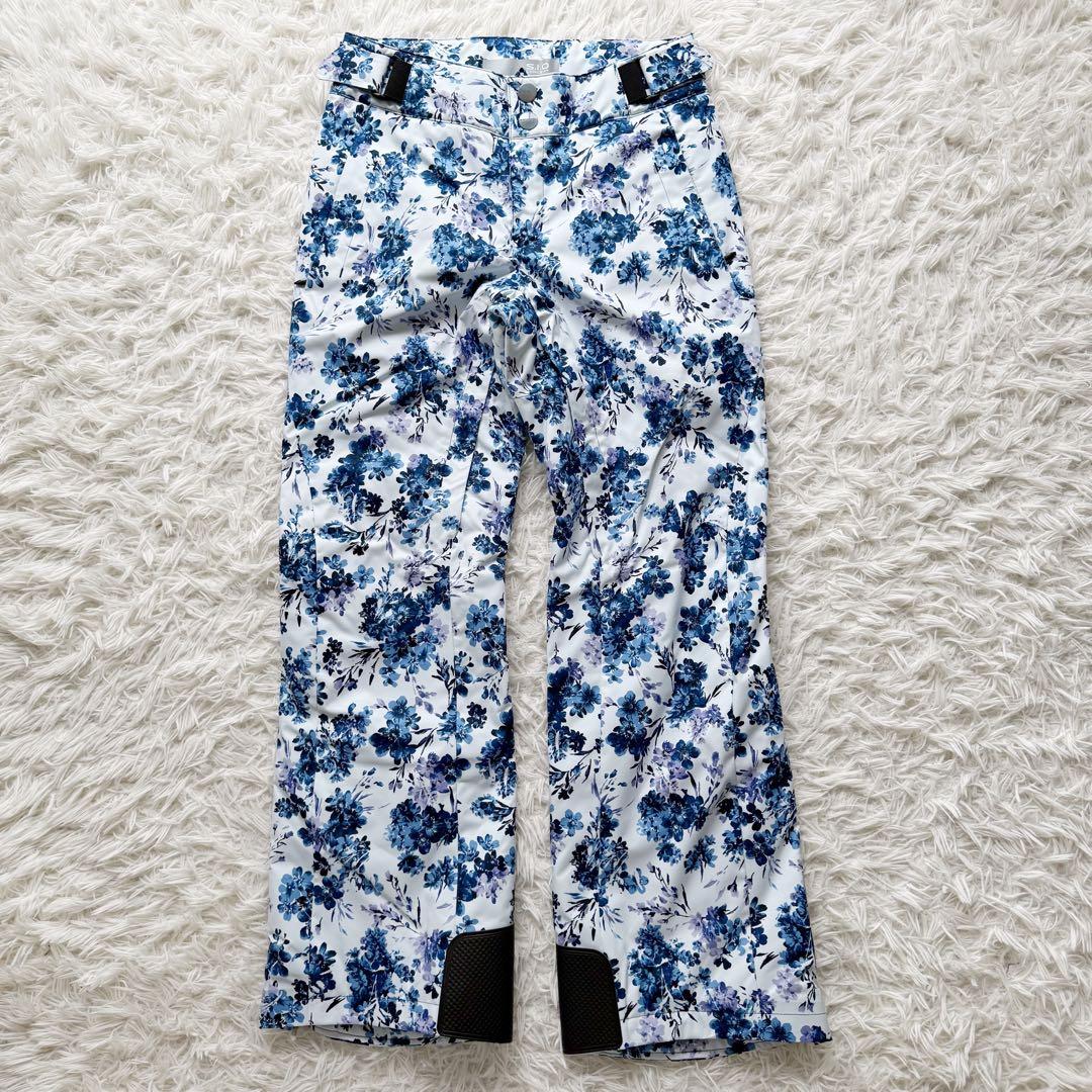 極美品⭐︎DESCENTE S.I.O スノーボードウエアー 総柄 花柄 L 極美品