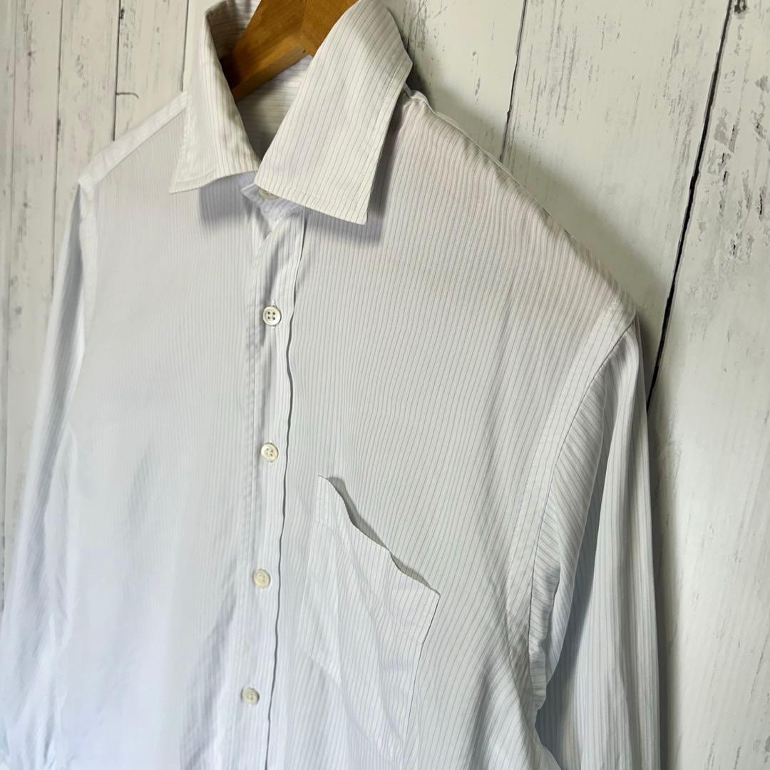 dunhill ダンヒル 39-88 ストライプ 長袖 ワイシャツ M - メルカリ