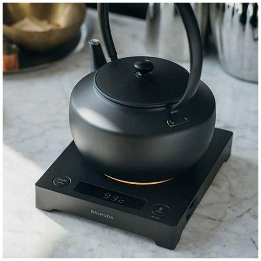 新品 BALMUDA ムーンケトル【KPT02JP-BK】0.9L 電気ケトル