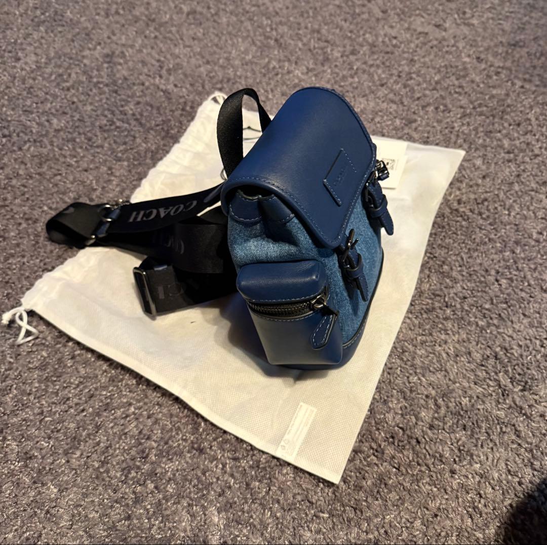 C*T様 COACH コーチスプリントスリムバッグデニムリュックバッグ1週間